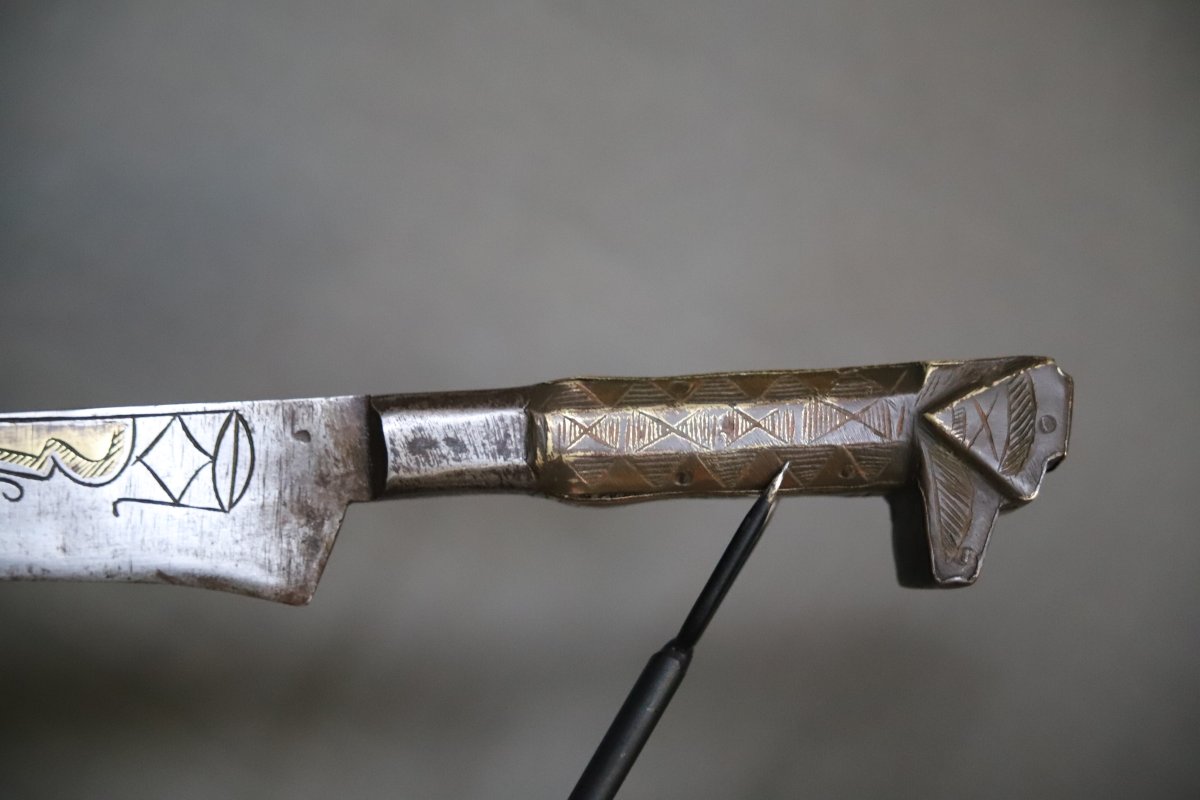 Sabre Kabyle dit flissa - Algérie, Kabylie, 19ème siècle début 20ème siècle-photo-4
