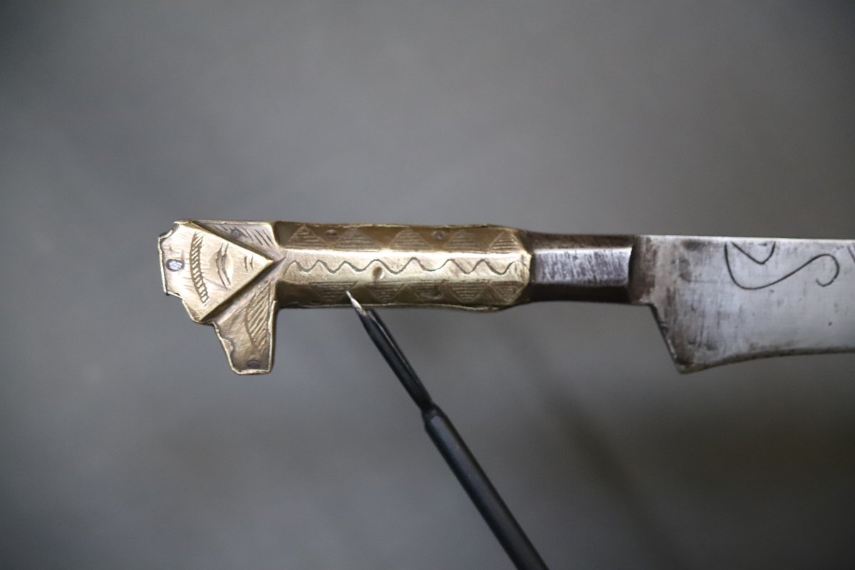 Sabre Kabyle dit flissa - Algérie, Kabylie, 19ème siècle début 20ème siècle-photo-6