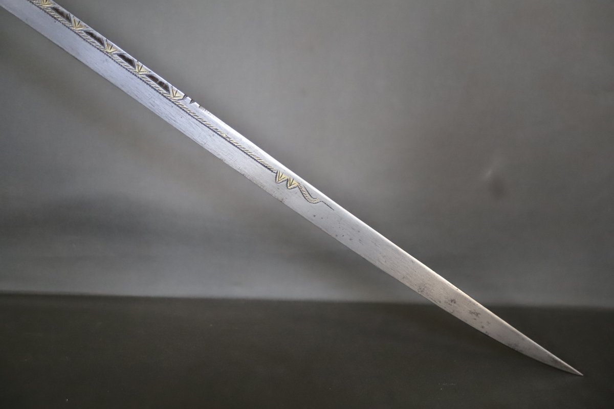Sabre Kabyle dit flissa - Algérie, Kabylie, 19ème siècle début 20ème siècle-photo-8