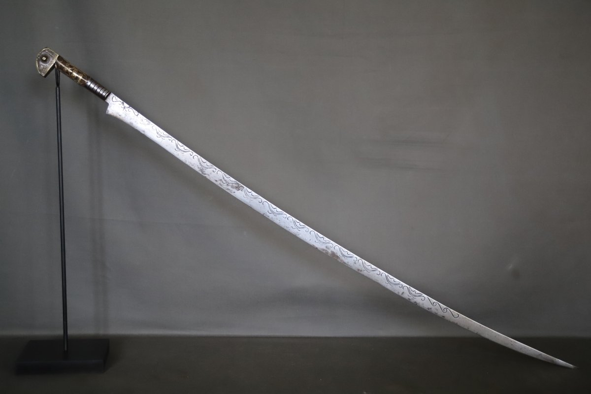 Sabre Kabyle dit flissa - Algérie, Kabylie, 19ème siècle début 20ème siècle-photo-2