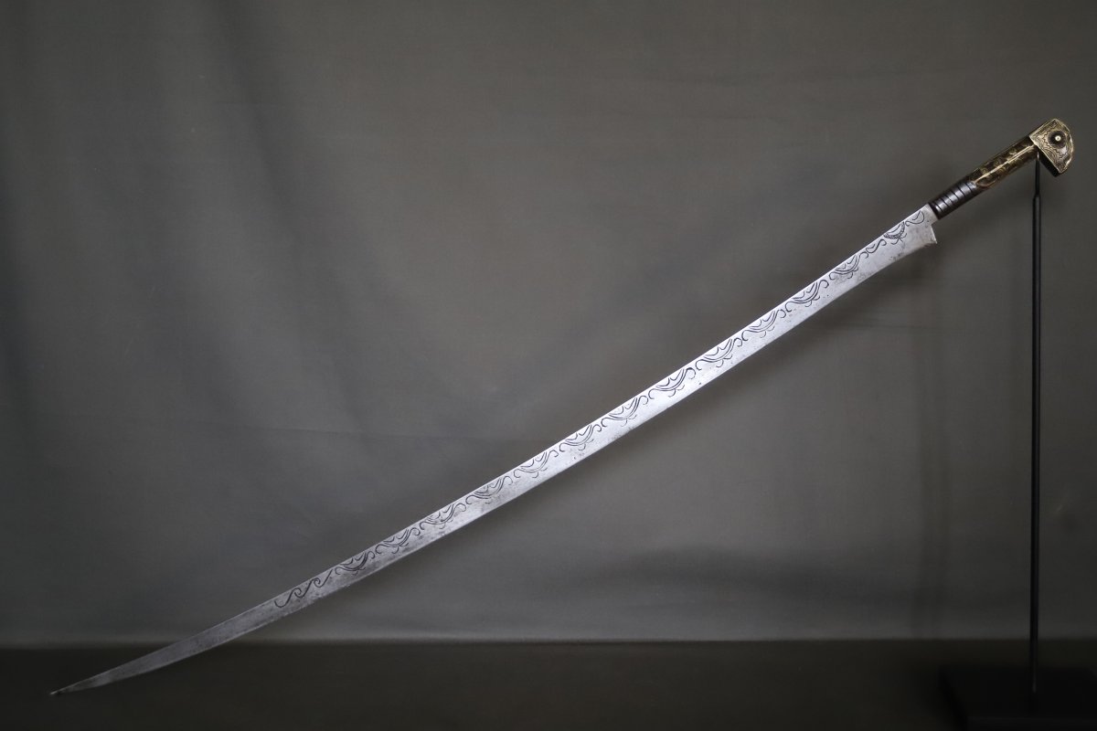 Sabre Kabyle dit flissa - Algérie, Kabylie, 19ème siècle début 20ème siècle-photo-3