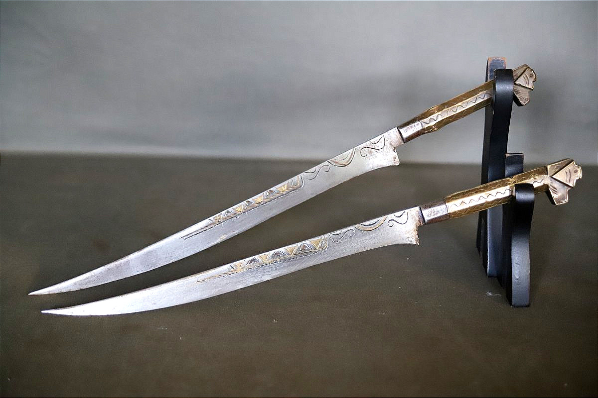 2 dagues Kabyles dites flissa - Algérie, Kabylie, 19ème début 20ème siècle