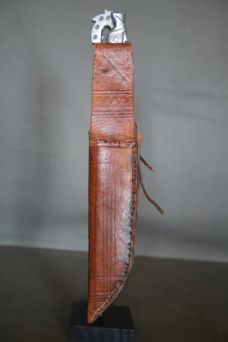 Antique Large Mexican Knife - Mexico, Oaxaca, Probably From The 1960s–70s-photo-2