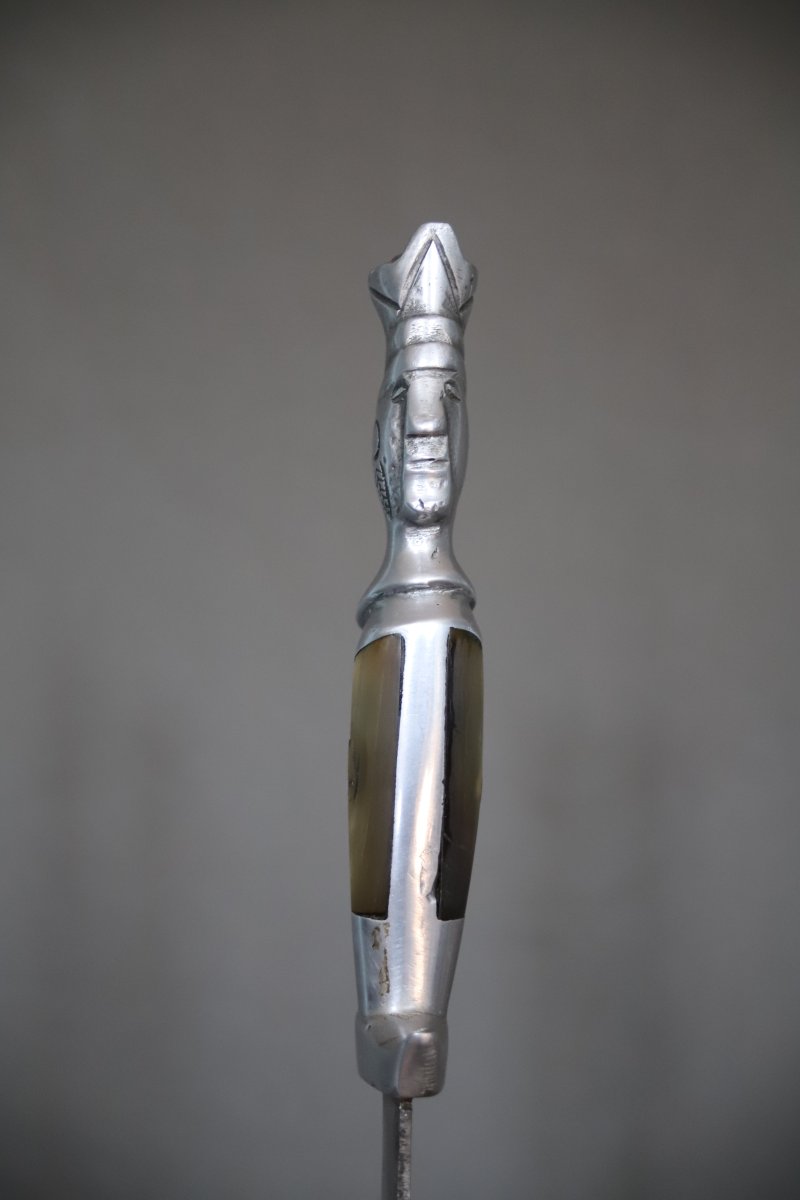 Antique Large Mexican Knife - Mexico, Oaxaca, Probably From The 1960s–70s-photo-4