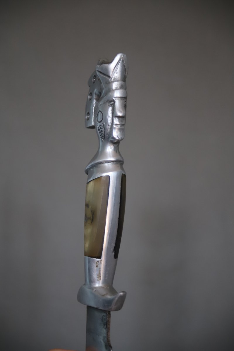 Antique Large Mexican Knife - Mexico, Oaxaca, Probably From The 1960s–70s-photo-6