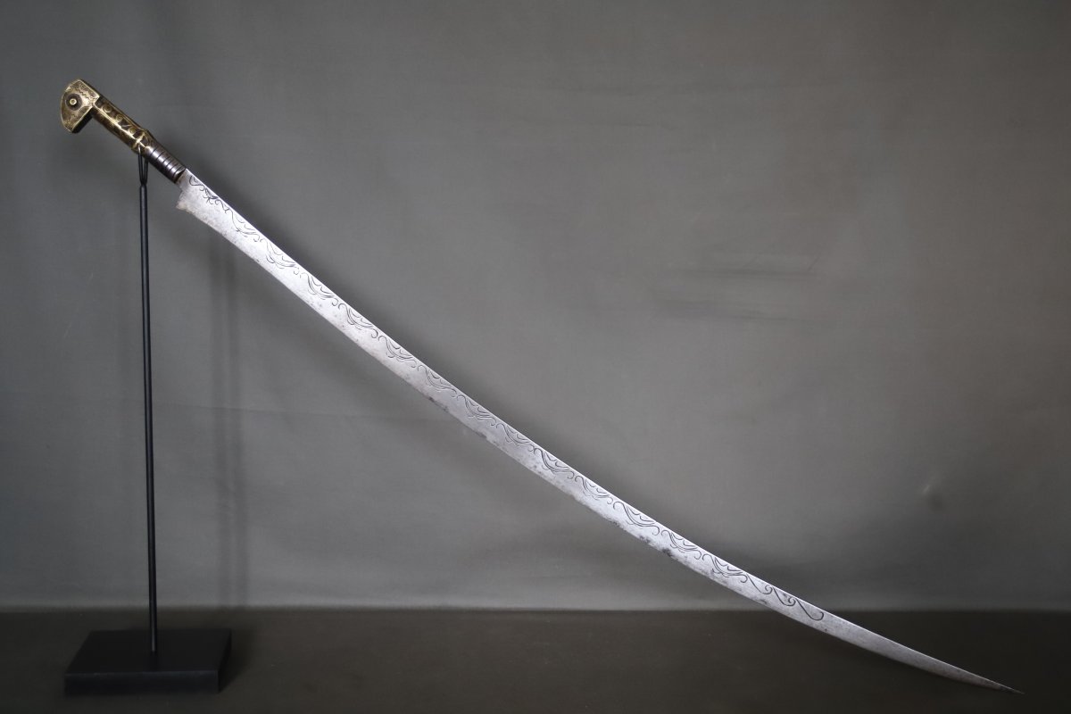Sabre Kabyle dit flissa - Algérie, Kabylie, 19ème siècle début 20ème siècle -photo-2