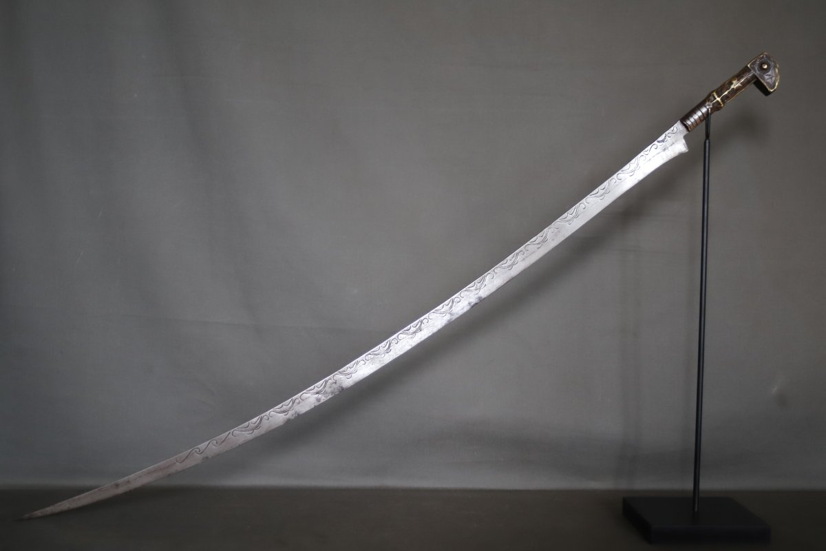Sabre Kabyle dit flissa - Algérie, Kabylie, 19ème siècle début 20ème siècle -photo-3