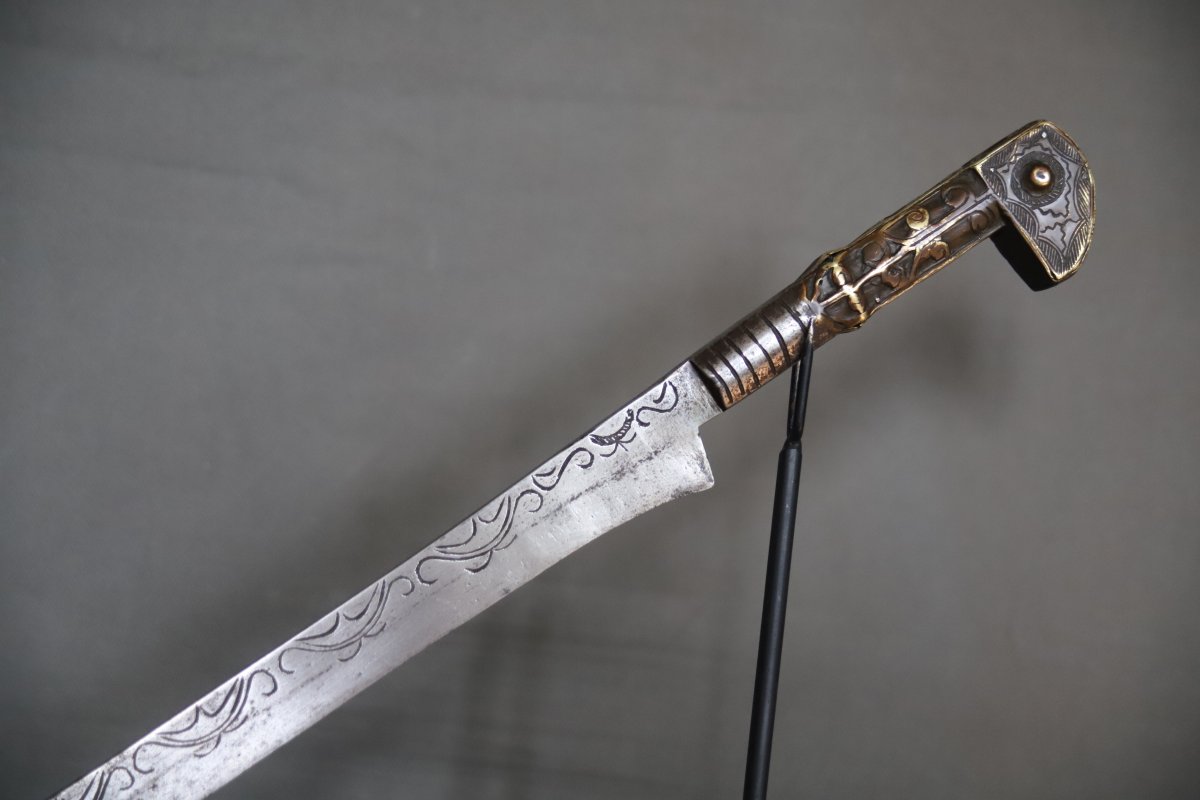 Sabre Kabyle dit flissa - Algérie, Kabylie, 19ème siècle début 20ème siècle -photo-4