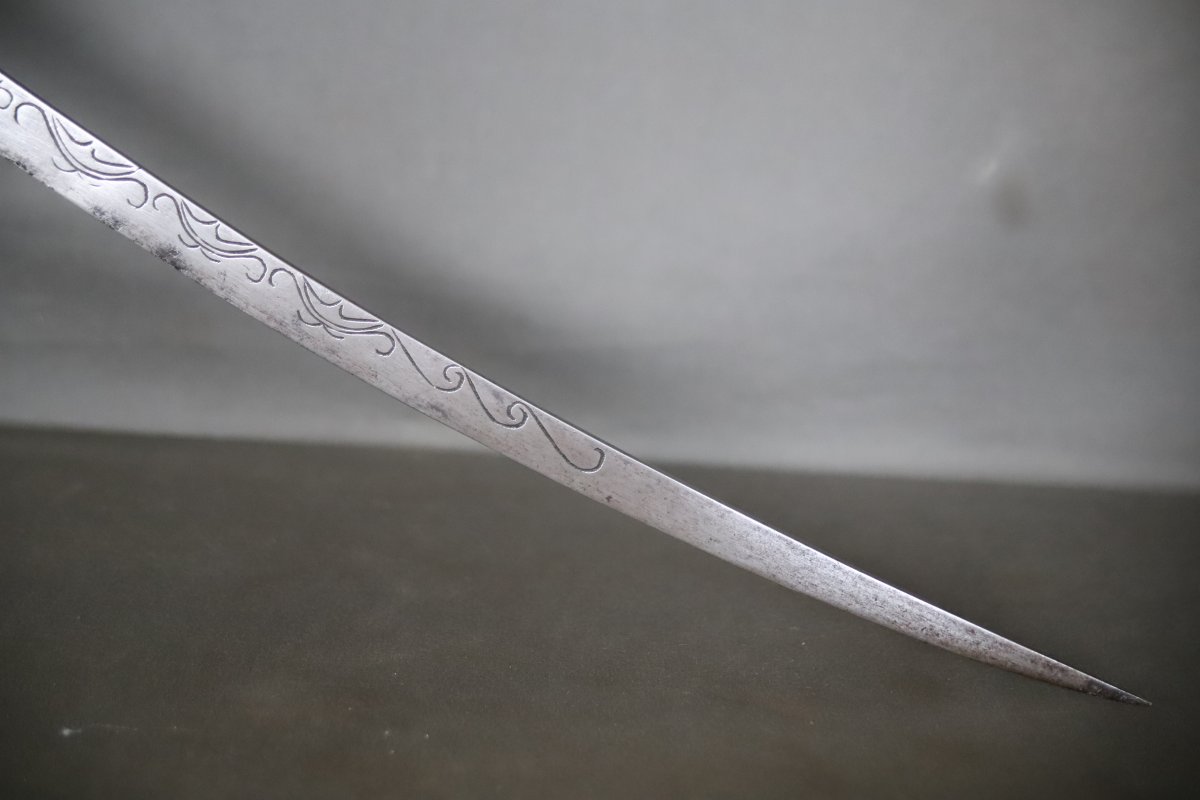 Sabre Kabyle dit flissa - Algérie, Kabylie, 19ème siècle début 20ème siècle -photo-3