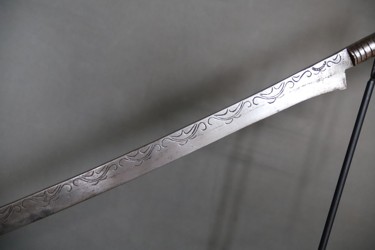 Sabre Kabyle dit flissa - Algérie, Kabylie, 19ème siècle début 20ème siècle -photo-4