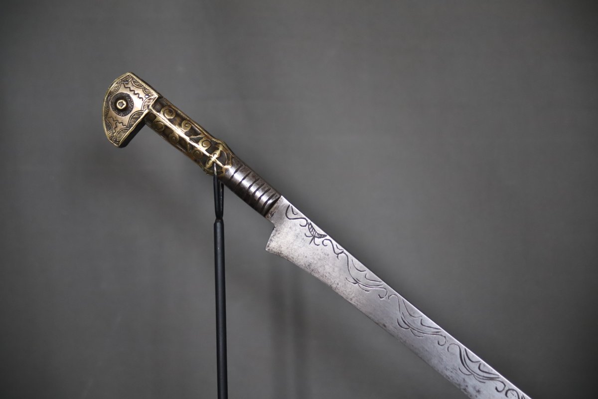 Sabre Kabyle dit flissa - Algérie, Kabylie, 19ème siècle début 20ème siècle -photo-8