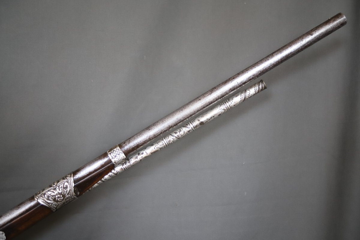 1837, Capture Of Constantine - Algerian Moukhala Flintlock Rifle-photo-8
