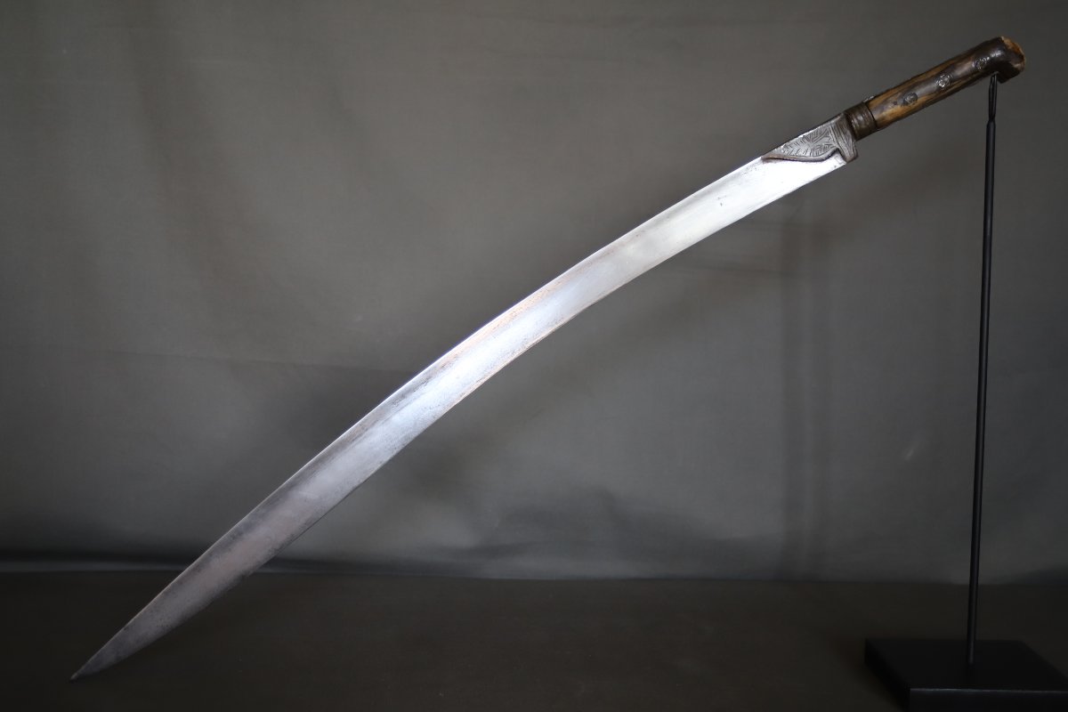Short Saber Known As A Yatagan - Ottoman Empire, Probably Algeria, 19th Century -photo-2