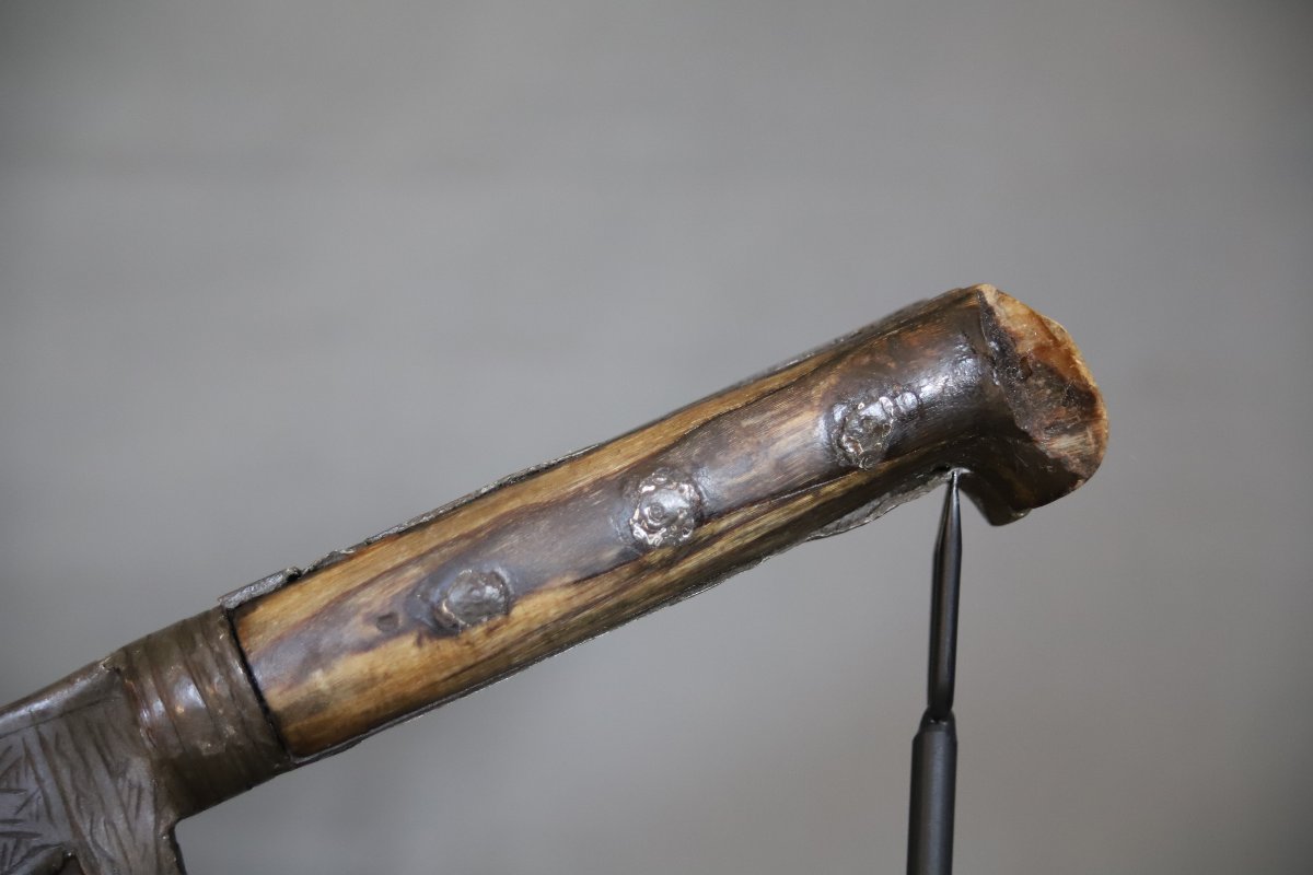 Short Saber Known As A Yatagan - Ottoman Empire, Probably Algeria, 19th Century -photo-2