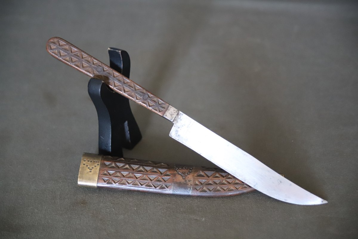 Traditional Kabyle Knife - Algeria, Kabylie, First Half Of The 20th Century -photo-3