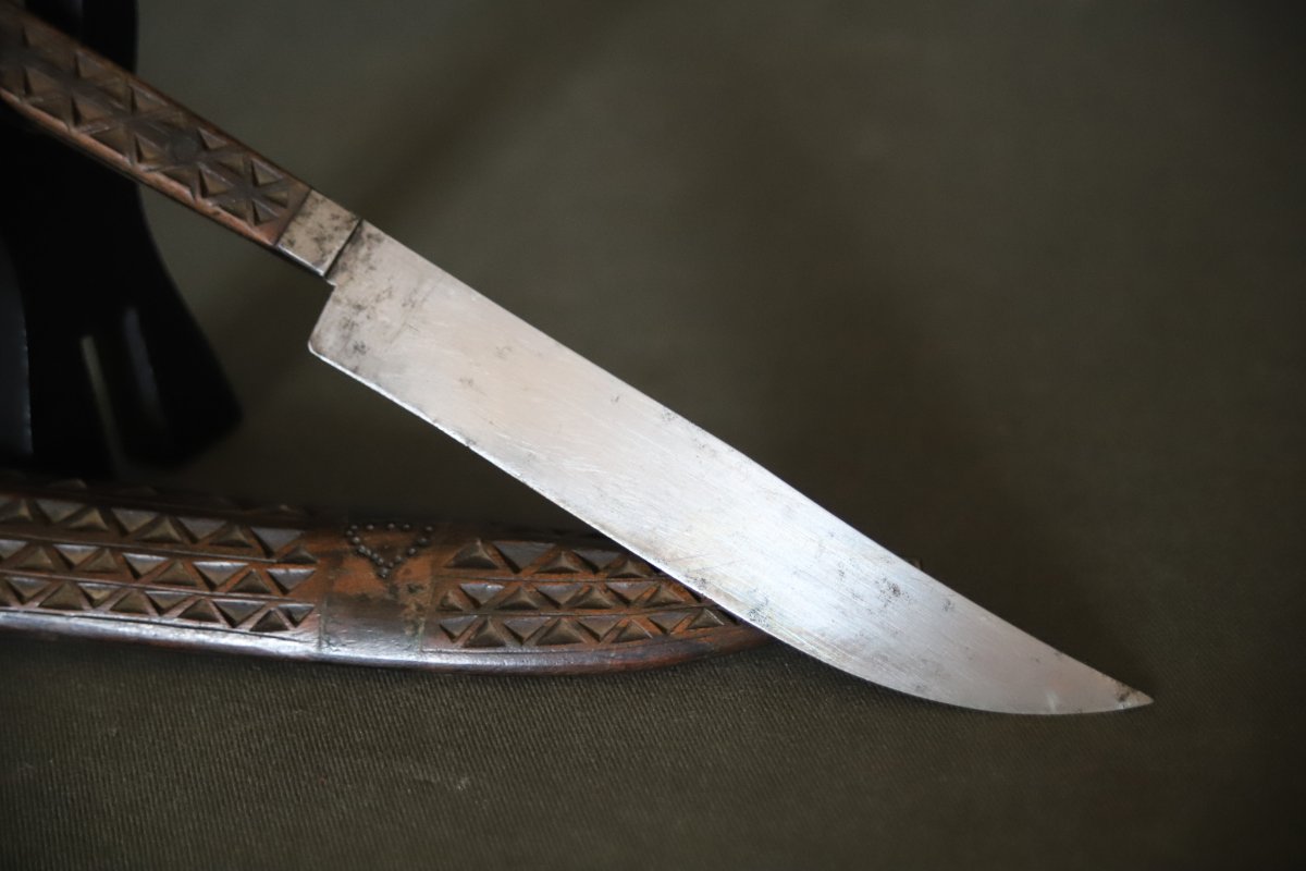 Traditional Kabyle Knife - Algeria, Kabylie, First Half Of The 20th Century -photo-2