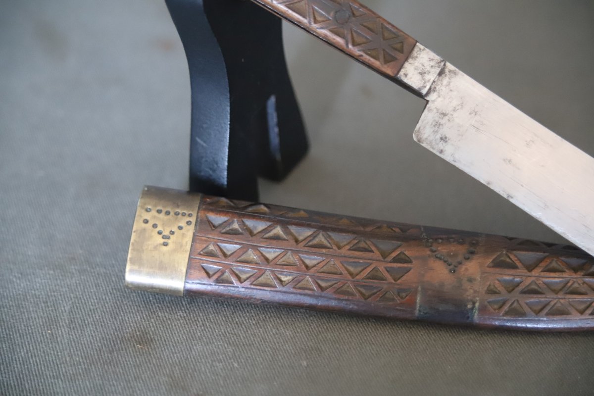 Traditional Kabyle Knife - Algeria, Kabylie, First Half Of The 20th Century -photo-4