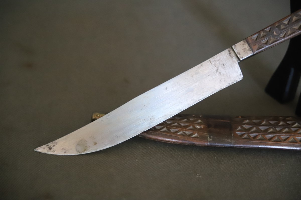 Traditional Kabyle Knife - Algeria, Kabylie, First Half Of The 20th Century -photo-5