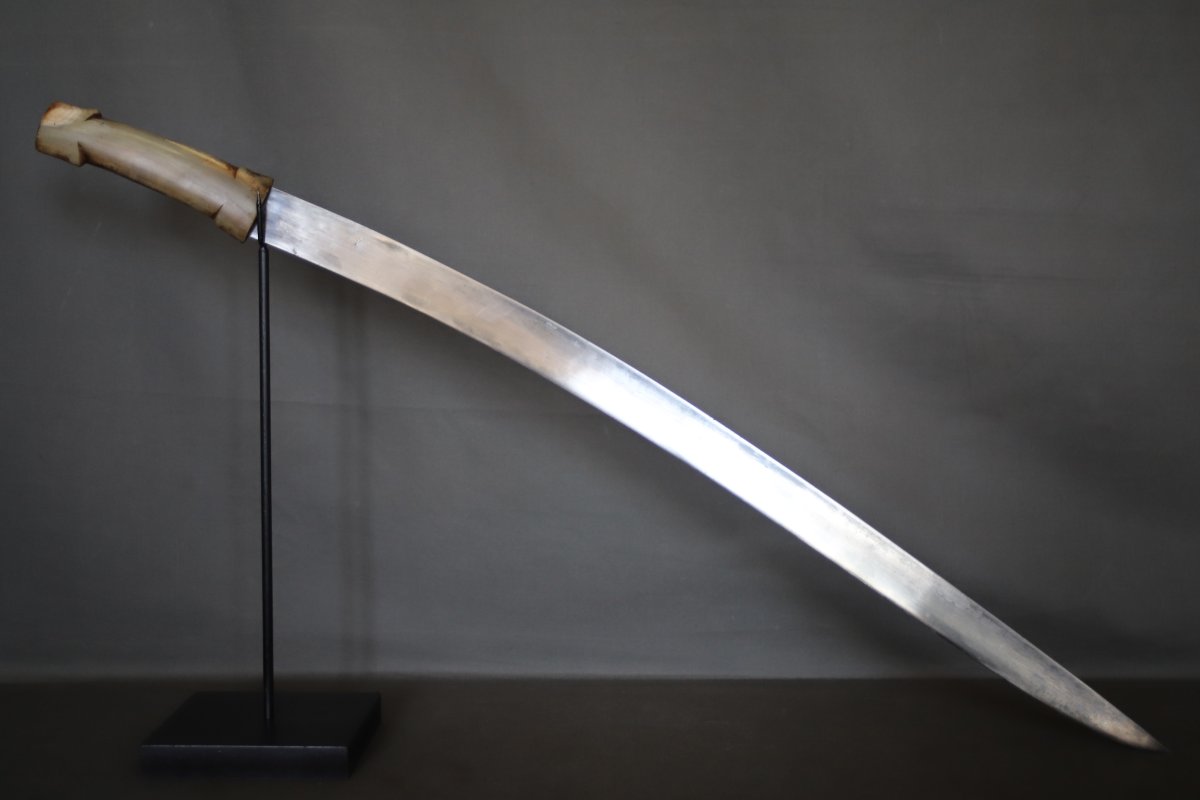 Sudanese Short Saber Known As A Yatagan - Sudan, 19th Century-photo-2