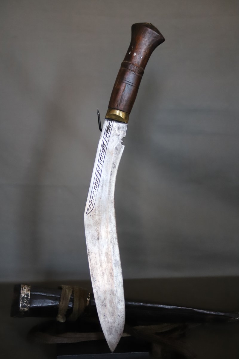 Nepalese Knife Known As A Kukuri (kukri, Khukri) - Nepal, Mid-20th Century -photo-3
