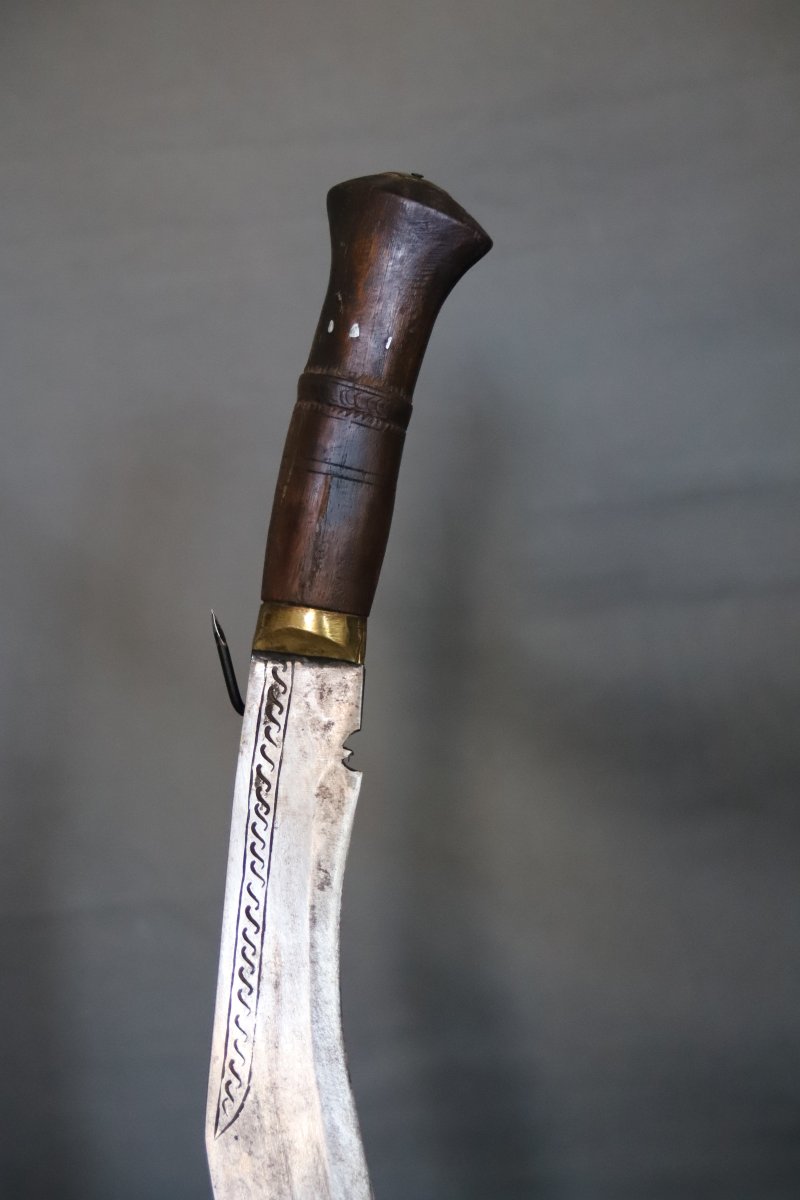 Nepalese Knife Known As A Kukuri (kukri, Khukri) - Nepal, Mid-20th Century -photo-6
