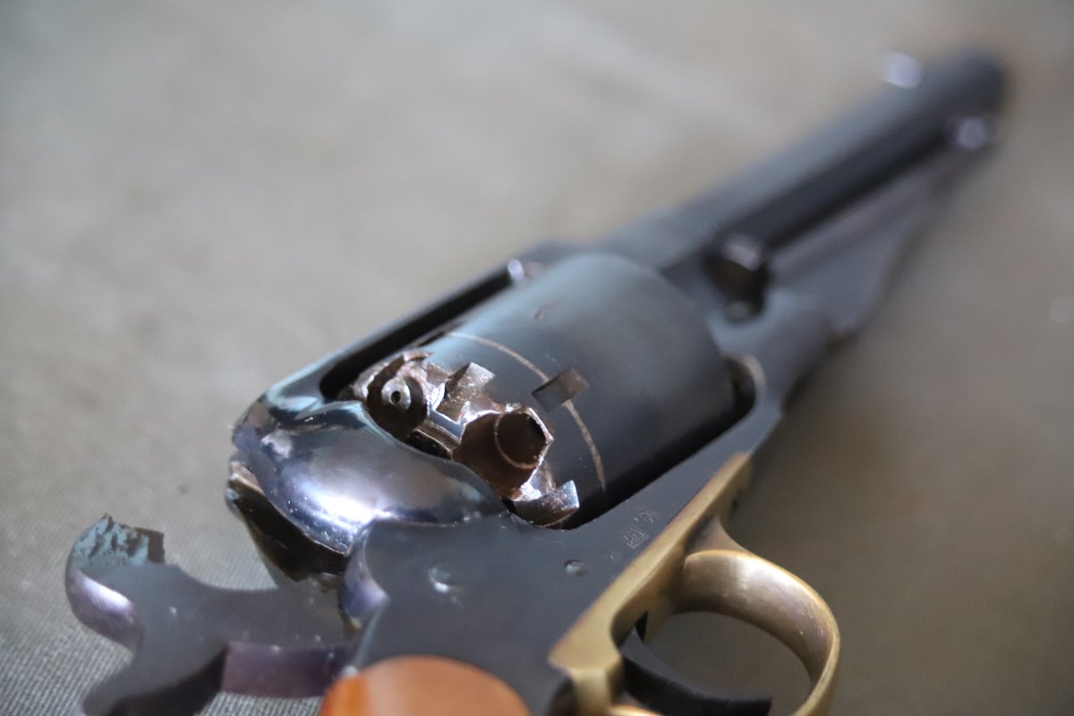 Revolver à poudre noire modèle remington 1858 calibre 36 - Italie, marque Coltman-photo-6
