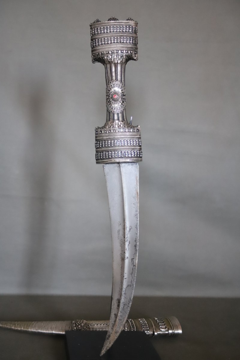 Dague Kurde dite Khanjar - Irak ou Syrie, 19ème siècle-photo-3