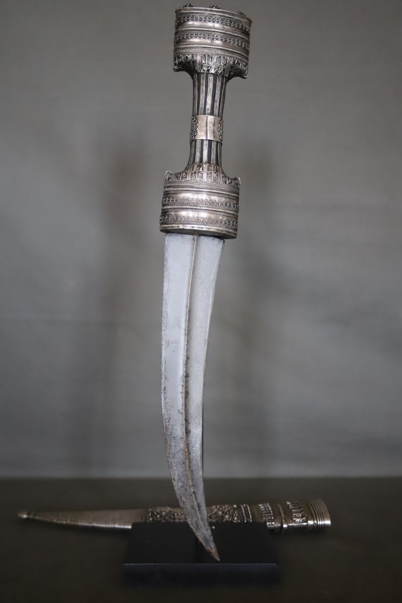 Dague Kurde dite Khanjar - Irak ou Syrie, 19ème siècle-photo-4