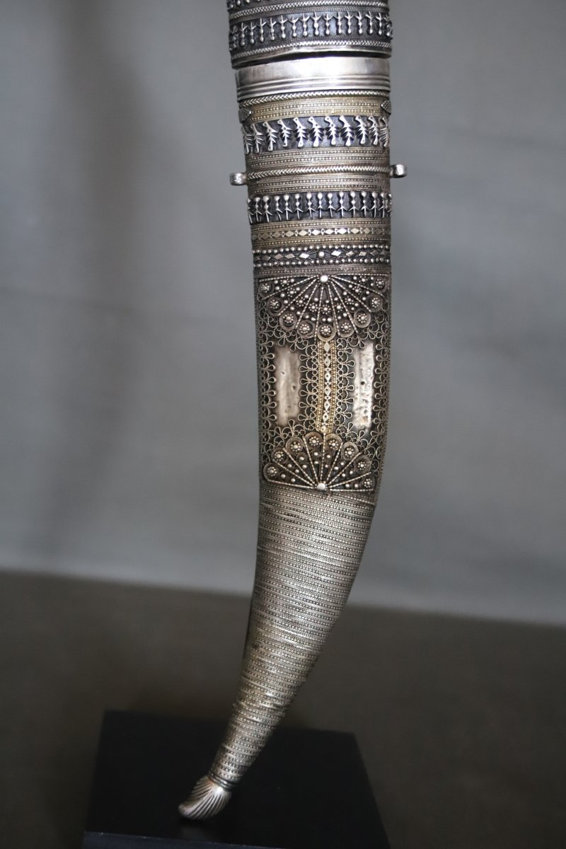 Dague Kurde dite Khanjar - Irak ou Syrie, 19ème siècle-photo-5