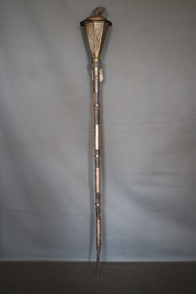 Bâton de commandement dit "baston de mando" - Espagne coloniale, Amérique latin, 18ème siècle-photo-4