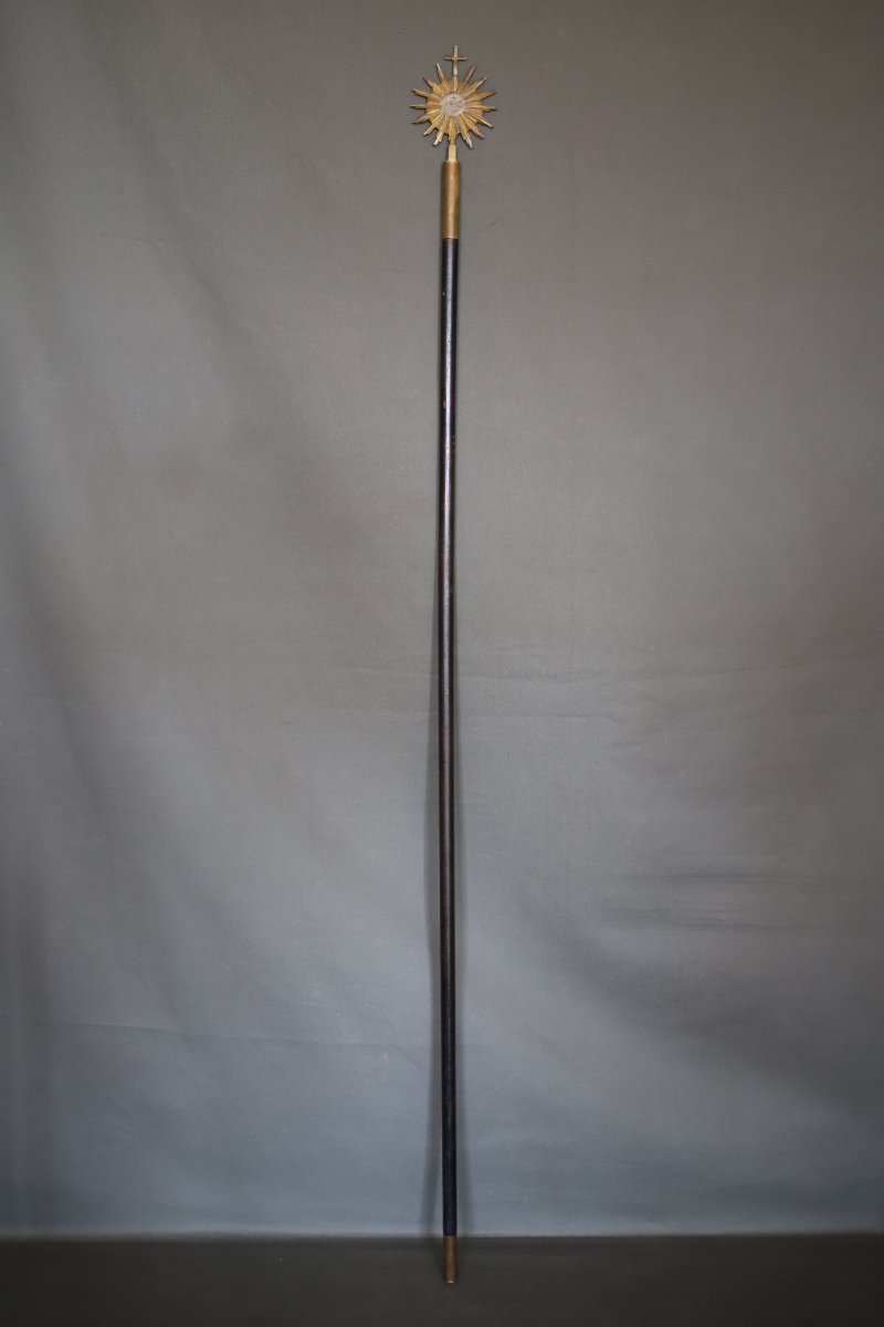 Catholic Processional Staff (cane) - 19th Century-photo-1