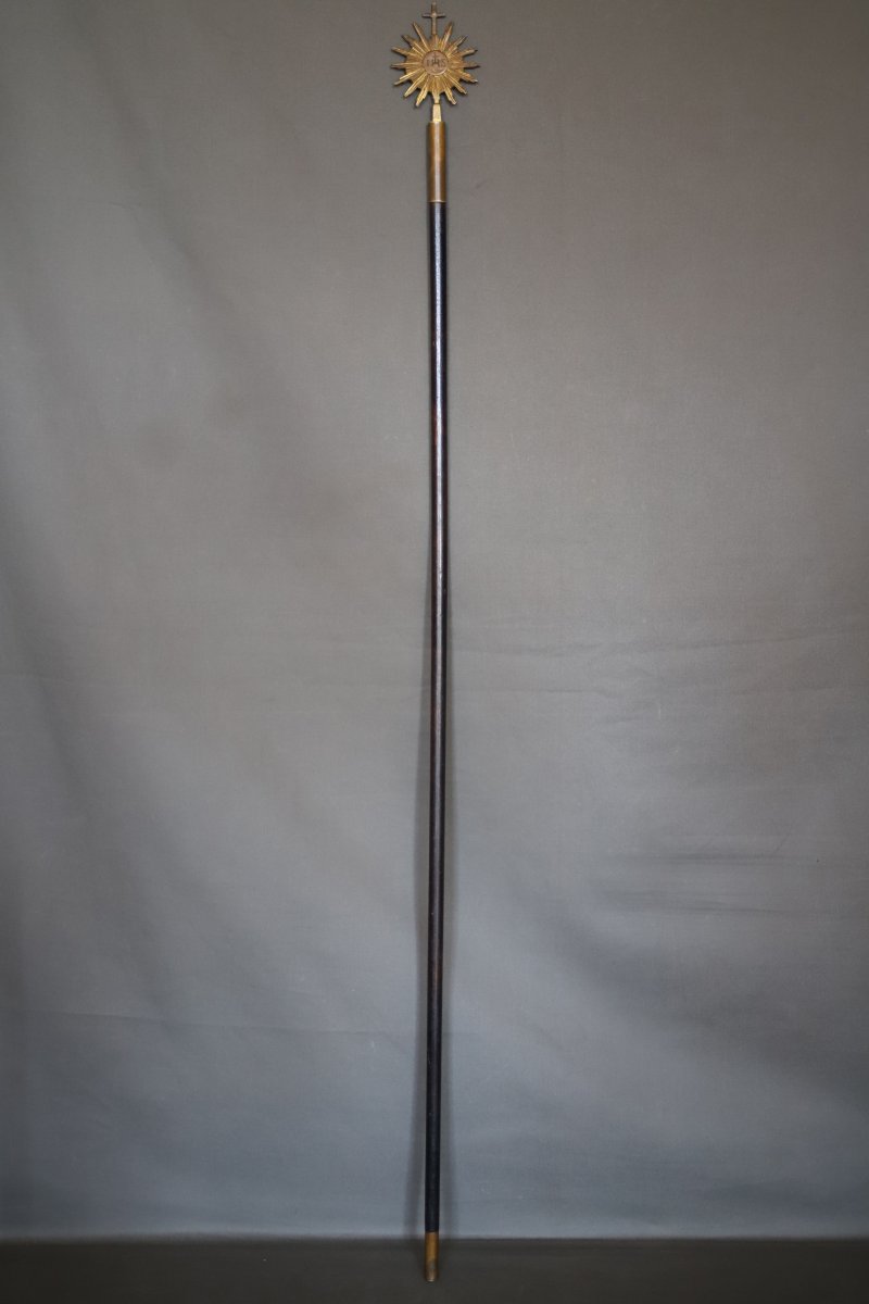 Catholic Processional Staff (cane) - 19th Century-photo-2