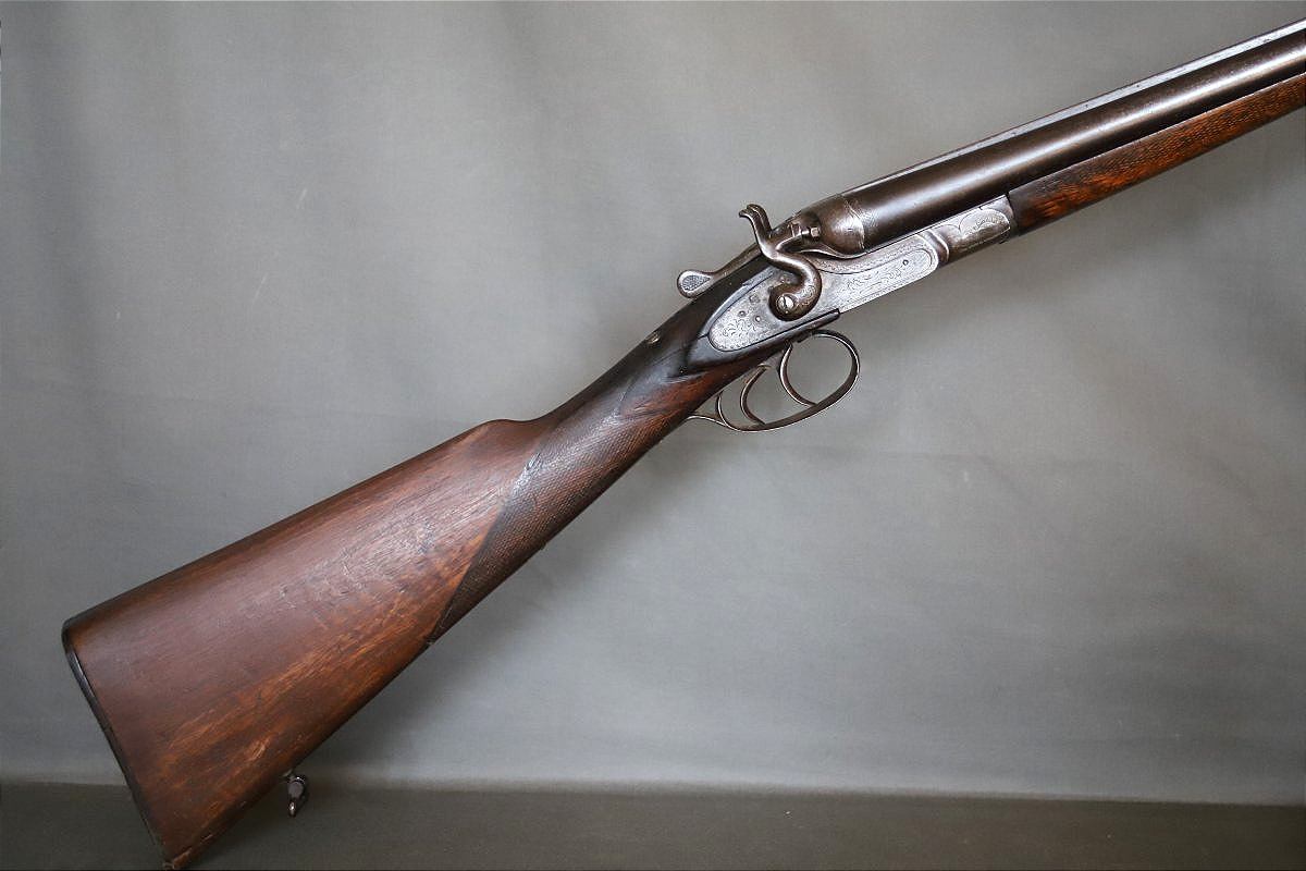Fusil De Chasse Calibre 16/65 à Percussion Centrale Et Chiens Extérieurs - Fin 19ème