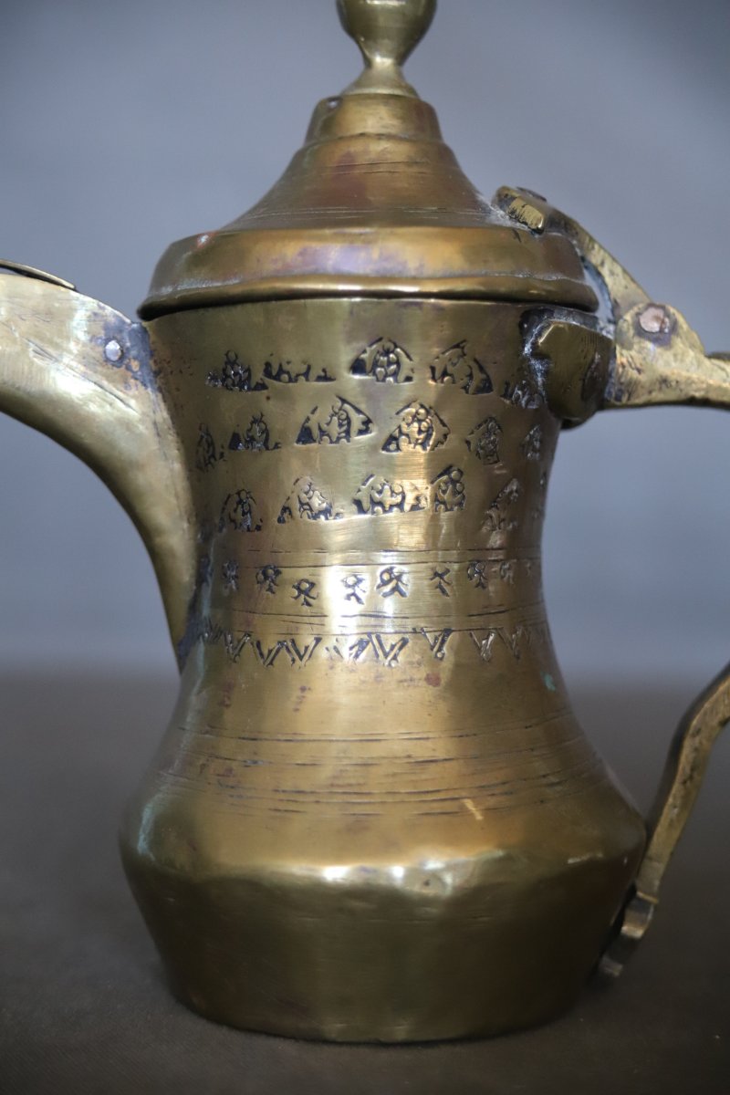 Cafetière / Théière Arabe - Moyen Orient, 19ème début 20ème siècle-photo-2