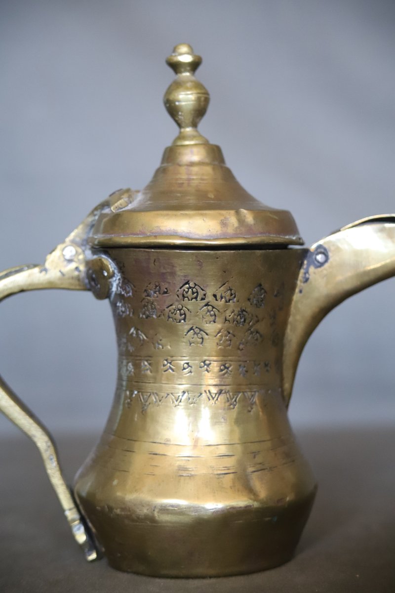 Cafetière / Théière Arabe - Moyen Orient, 19ème début 20ème siècle-photo-4