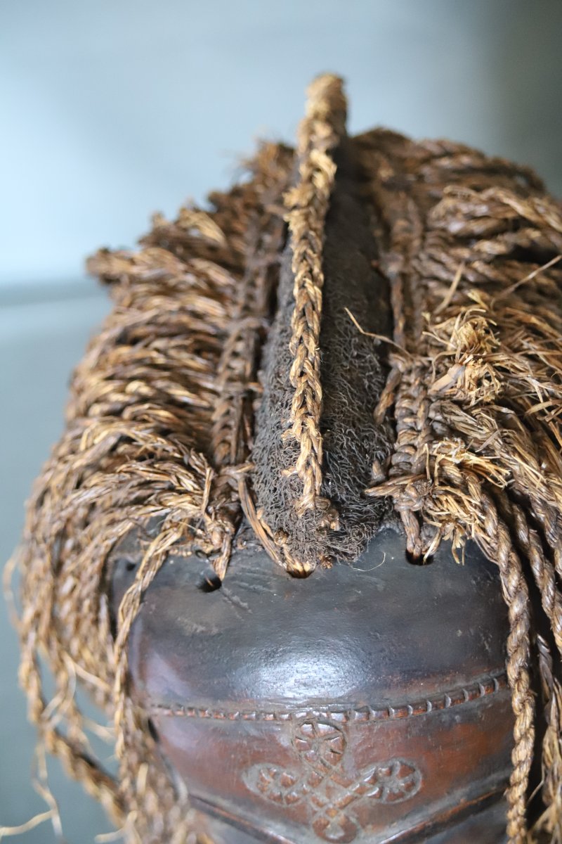 Ancien masque féminin Tchokwé - Angola, milieu 20ème siècle ou antérieur-photo-5