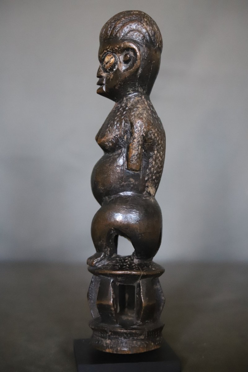 Striking African Statuette—africa, Nigeria?-photo-3