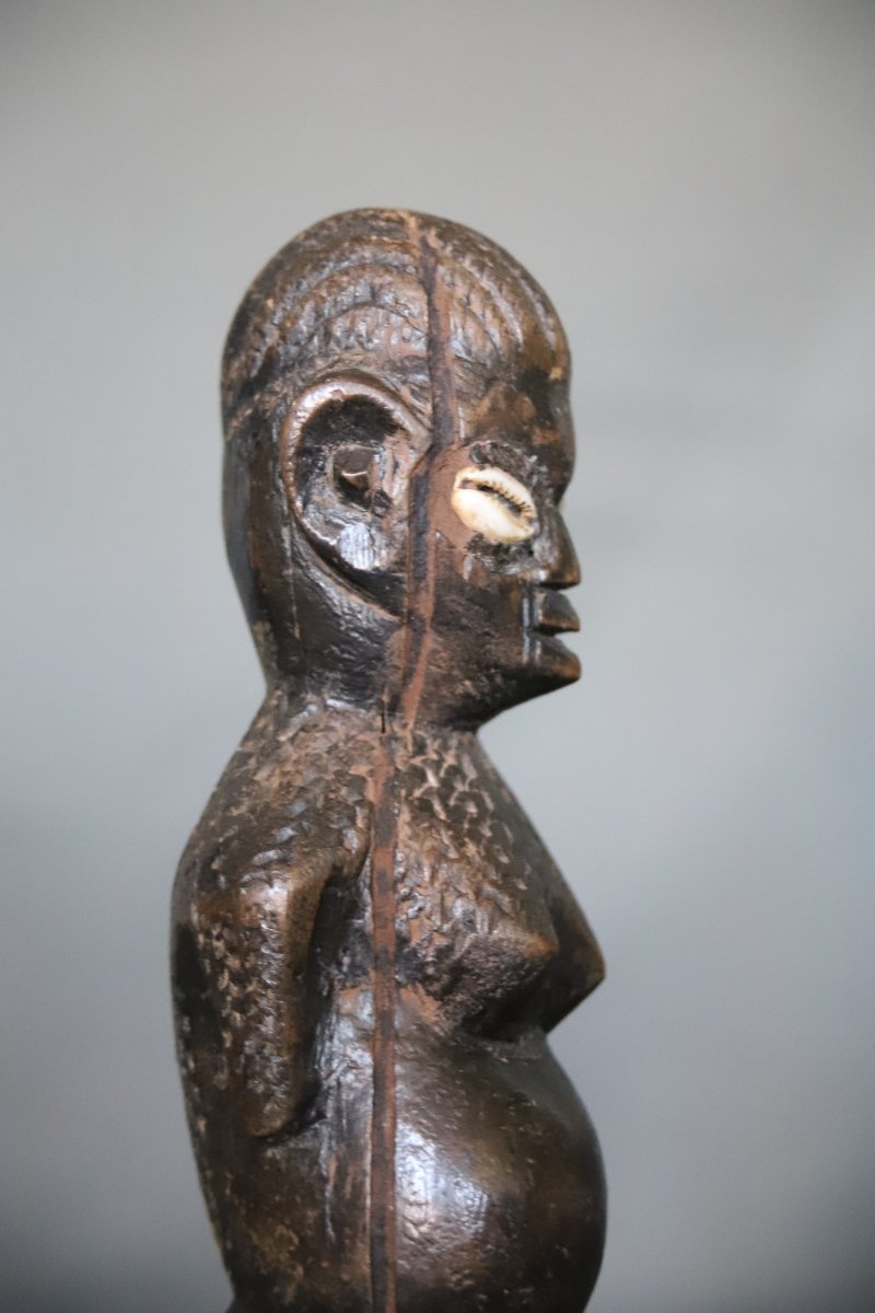Striking African Statuette—africa, Nigeria?-photo-2