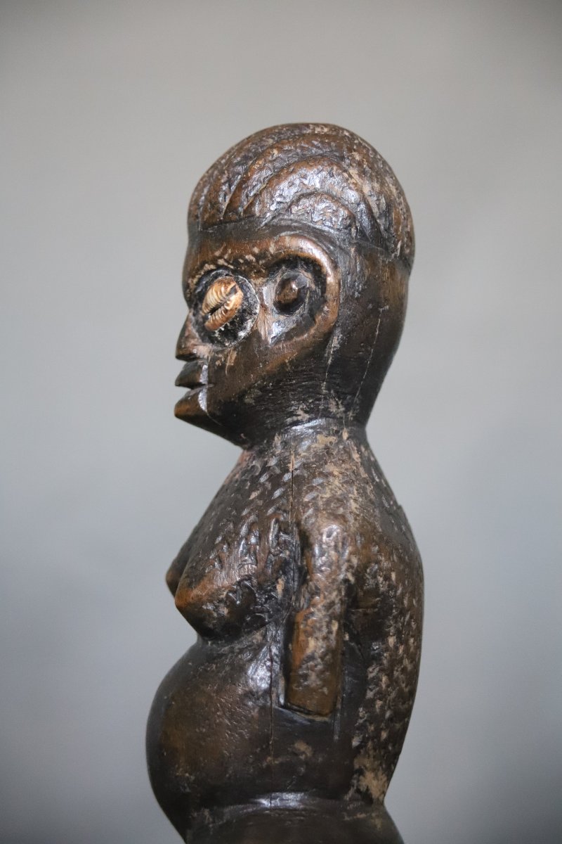 Striking African Statuette—africa, Nigeria?-photo-3
