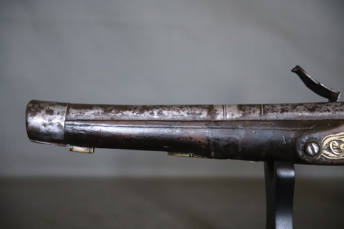Algerian Flintlock Pistol - North Africa, Algeria, 19th Century-photo-5