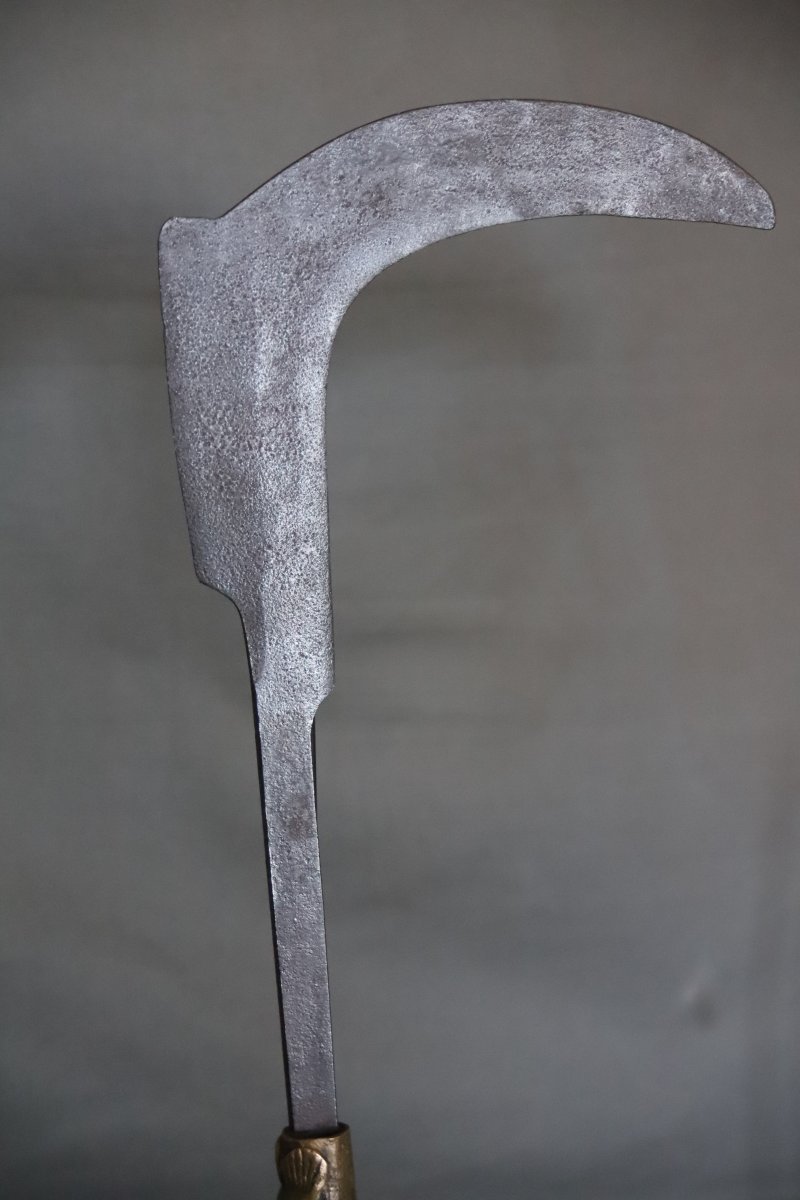 African Sickle Sword—probably Yoruba, First Half Of The 20th Century-photo-3
