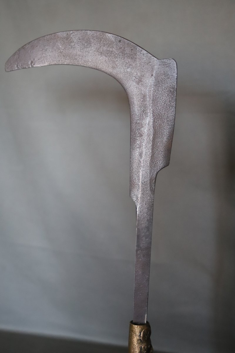 African Sickle Sword—probably Yoruba, First Half Of The 20th Century-photo-4