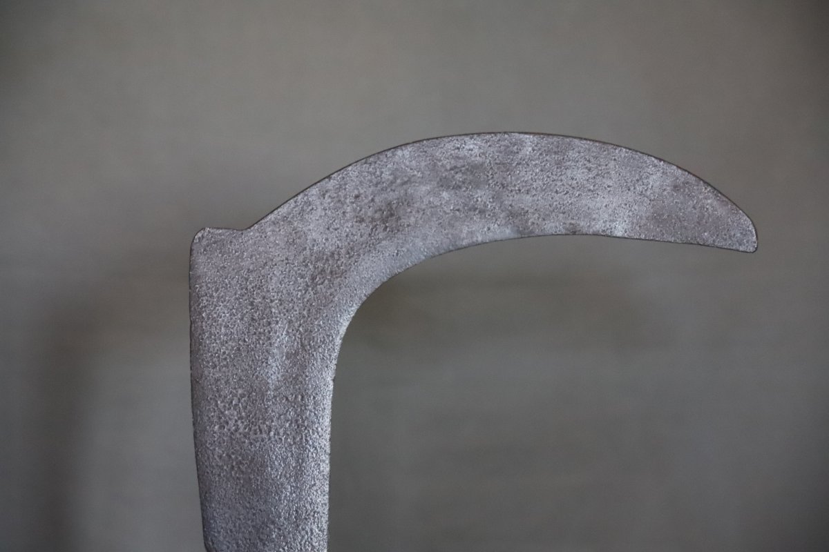 African Sickle Sword—probably Yoruba, First Half Of The 20th Century-photo-8