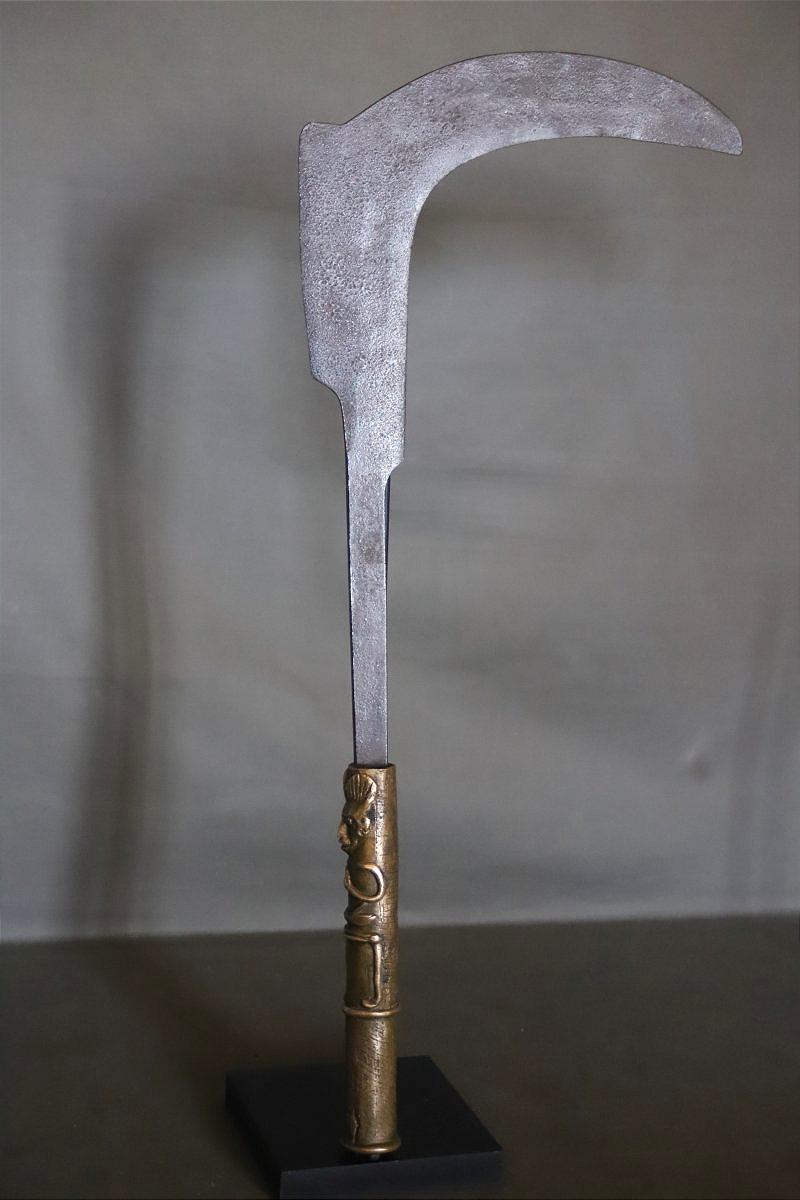 African Sickle Sword—probably Yoruba, First Half Of The 20th Century