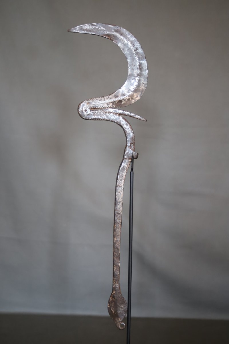 Couteau  de jet et de prestige dit Sengésé - Cameroun, Nigeria, 1ère moitié 20è siècle-photo-2