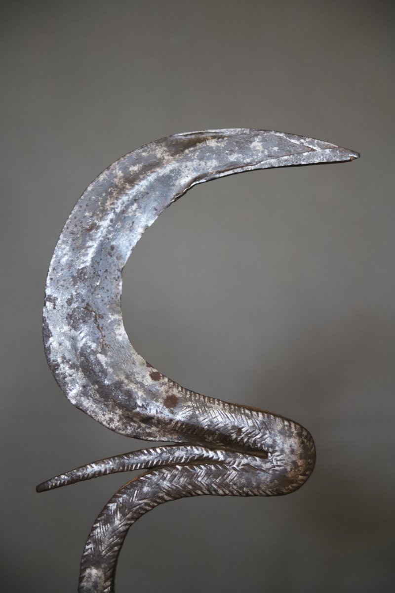 Couteau  de jet et de prestige dit Sengésé - Cameroun, Nigeria, 1ère moitié 20è siècle-photo-4