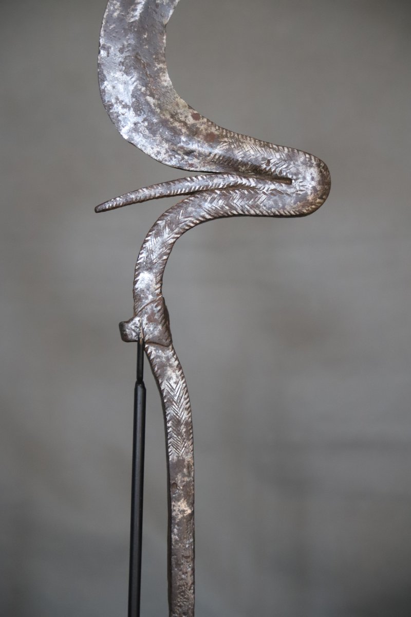 Couteau  de jet et de prestige dit Sengésé - Cameroun, Nigeria, 1ère moitié 20è siècle-photo-2