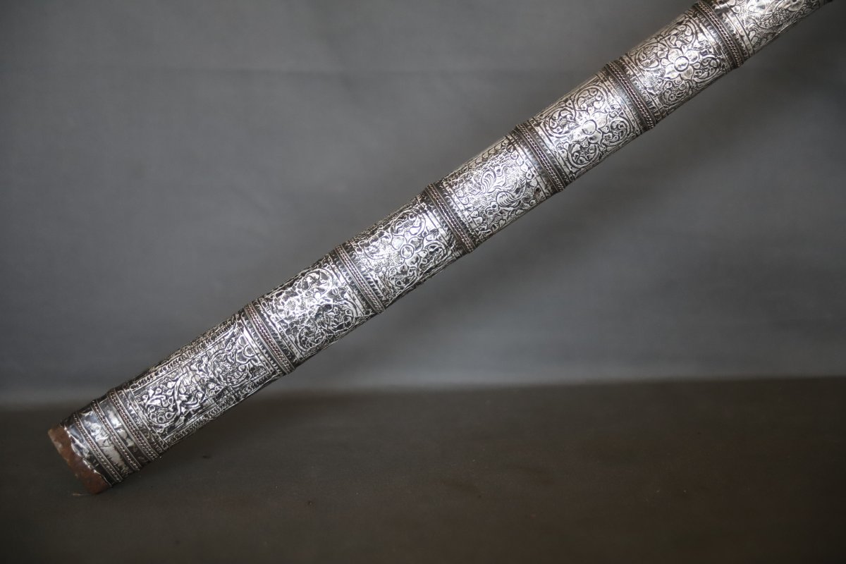 Long Dha-style Saber—southeast Asia, Probably Burma, Late 19th–early 20th Century-photo-3
