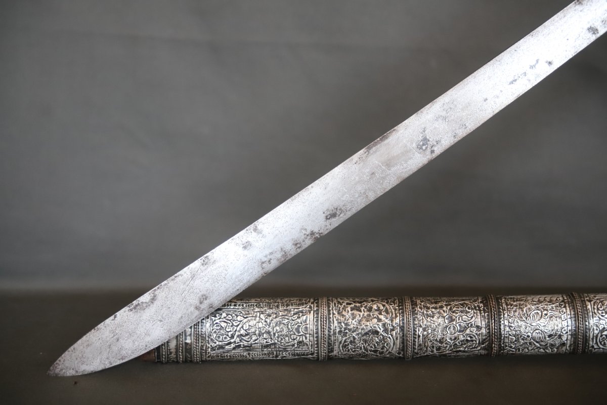 Long Dha-style Saber—southeast Asia, Probably Burma, Late 19th–early 20th Century-photo-5