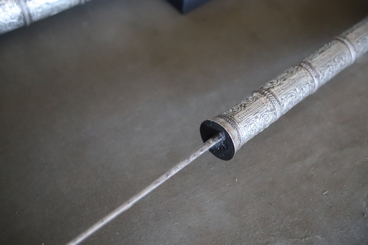 Long Dha-style Saber—southeast Asia, Probably Burma, Late 19th–early 20th Century-photo-6